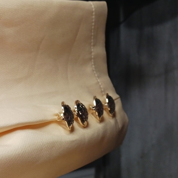 COPY - Women's Business Casual Beige Blazer. - Picture 6 of 8